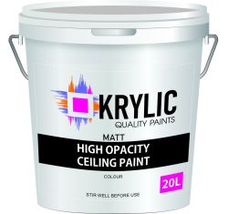 High Opacity Ceiling Paint - 5 Lt