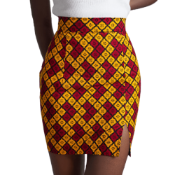 Ata African Print Skirt By Stitchedbyg