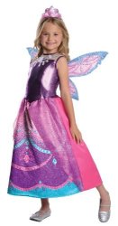 Rubies - Domestic Barbie Fairytopia Mariposa And Her Butterfly Fairy Friends Deluxe Catania Costume Small