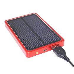 Solar Power Bank - 4000ma Red