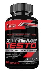 Cutting Edge Nutrition Xtreme Testo Testosterone Booster For Men For Strength Muscle And Libido Enhancement With Horny Goat Weed Maca And Tongkat Ali - 60 Caplets