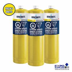Berzomatic Map-pro Gas Cylinder 14.1 Oz Pre-filled Torch Style Cylinder