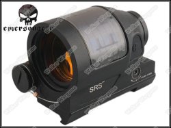 Emerson T1 Micro Reflex Red & Green Dot Sight With Qd Riser - Black