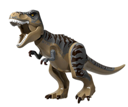 Jurassic World Preloved Dinosaur Tyrannosaurus Rex With Dark Bluish Gray Back And Dark Brown Markings TREX08