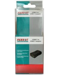 Parrot HDMI Female To HDMI Female Adapter Black