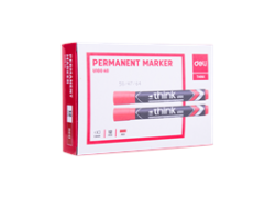 Red Permanent Marker 12PCS
