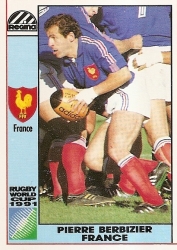 Pierre Berbizier - 1991 Rugby World Cup Regina Collection - Trading Card 97