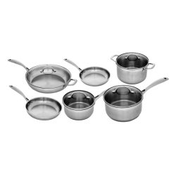 Premium Stainless Steel Induction Series 10PC Cookware Set