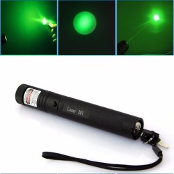 GREEN 100MW Laser Pointer - Rechargeable