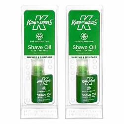King Of Shaves Supercooling Mens Shaving Oil 15ML Twin-pack