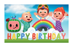 Kids Party Birthday Banners