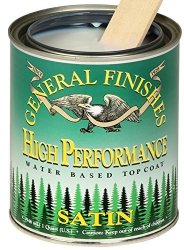 General Finishes Pths High Performance Water Based Topcoat 1 Pint Satin