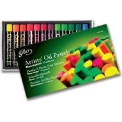 Gallery Artist& 39 S Oil Pastels - Fluorescent Pack Of 12