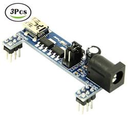 2PCS Mini USB MB102 Breadboard Power Supply Module 3.3V 5V F Solderless Arduino