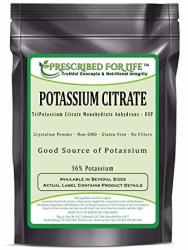 Potassium Citrate - Tripotassium Citrate Monohydrate - Usp Food Grade Fine Granular - 36% K 10 Kg