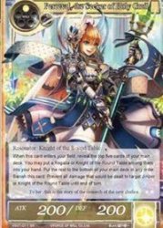 Force Of Will - X1 Card-perceval The Seeker Of Holy Grail - VS01-011 - Sr-alice Cluster Starter Deck: Faria The Sacred Queen And Melgis
