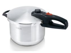 Beka 6 Litre Pressure Cooker - Silver