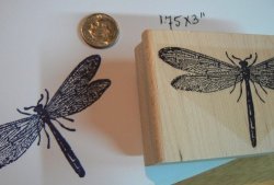 Dragonfly Rubber Stamp P3