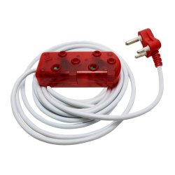 Ellies 3M Extension Lead 10AMP Red