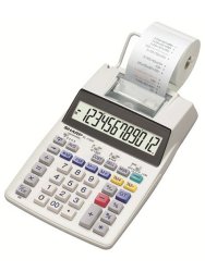 Sharp EL-1750V Print Calculator