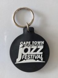Cape Town International Jazz Festival Key Ring Black And White