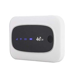 Bewinner 4G LTE Mobile Wifi Modem MINI Wireless Mobile Router Portable Pocket Wifi Router Hotspot For Indoor outdoor Travel Partner Modem Wifi Gaming Router White