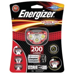 Energizer 300LUM Vision HD Headlight Red - E300280500