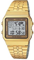 all gold casio watch