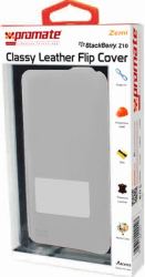 Promate Zemi Blackberry Z10 Classy Leather Flip Cover Colour:white