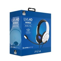 Gaming - PS4 Lvl 40 Wired Headset White