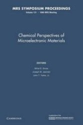 Chemical Perspectives Of Microelectronic Materials