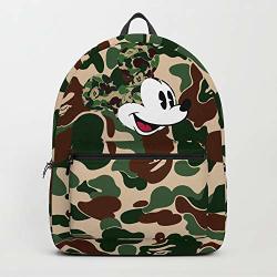 SOCIETY6 Backpack Mickey Mouse X Bape By Aleksandarmilosavljevic Standard Size
