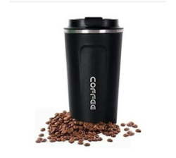 Vacuum Coffee Cup Insulated Travel Mug Double Wall Steel Reusable Coffee Cup