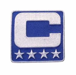 Royal Blue Captain C Patch Iron On For Football Jersey Los Angeles