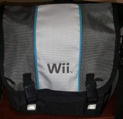 Premium Messenger Bag Carrying Case For Nintendo Wii Console
