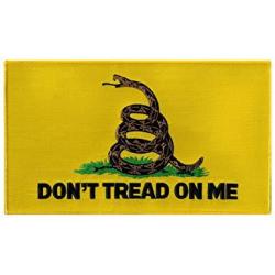 Gadsden Flag Large Embroidered Patch Dont Tread On Me Tea Party Iron-on American