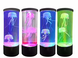 Touch Of Nature 11" Round Jellyfish Aquarium Mood Lamp With Color Changing Lights - Kids Bedroom - Home Decor - Sensory Lamp - Office