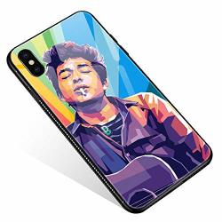 Iphone XS Case Tempered Glass Iphone X Cases Play The Guitar For Women Girls Boys Pattern Design Shockproof Anti-scratch Case For Apple Iphone X xs