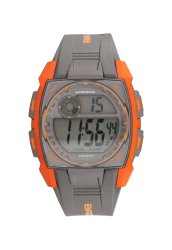 Bad Boy 100M-WR Digital Men's Watch - Grey & Orange