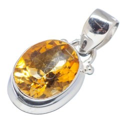 Kj Collection - Natural Citrine In Sterling Silver