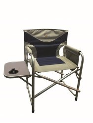 AfriTrail Impala Padded Aluminum Director Chair + Side Table