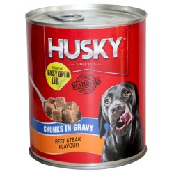 Husky - Dog Food Can Chunky 775G Steak