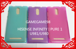 Translucence Tpu Gel Rubber Soft Skin Protective Case For Hisense Infinity Pure 1 U981 u980