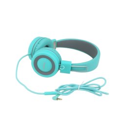 Polaroid Headphones - Turquoise & Grey