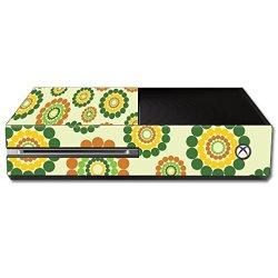 Mightyskins Skin Compatible With Microsoft Xbox One Console Wrap Sticker Skins Flower POWER1