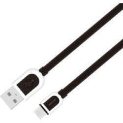 Astrum Micro USB Charge sync Flat Cable - Black