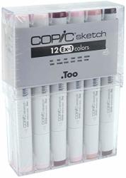 Copic EX-1 Sketch Markers 12-PIECE Per Set
