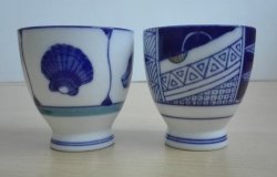 Blue & White Cup