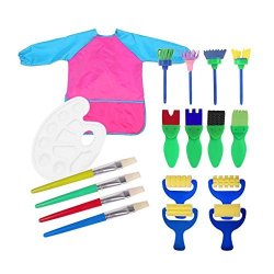 toymytoy 8Pcs DIY Painting Children's Paint Kids Paint Brush Set