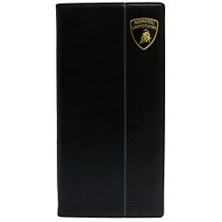 Lamborghini Premium Leather Booktype Wallet Case For Iphone 6 Black Wallet